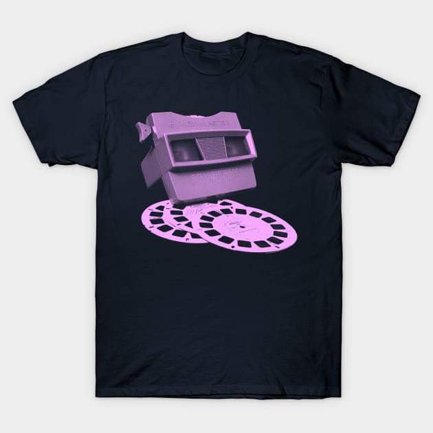 View-Master Classic Retro with Reels in Pink T-Shirt by callingtomorrow